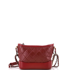 Gabrielle Hobo Quilted Aged Calfskin Small