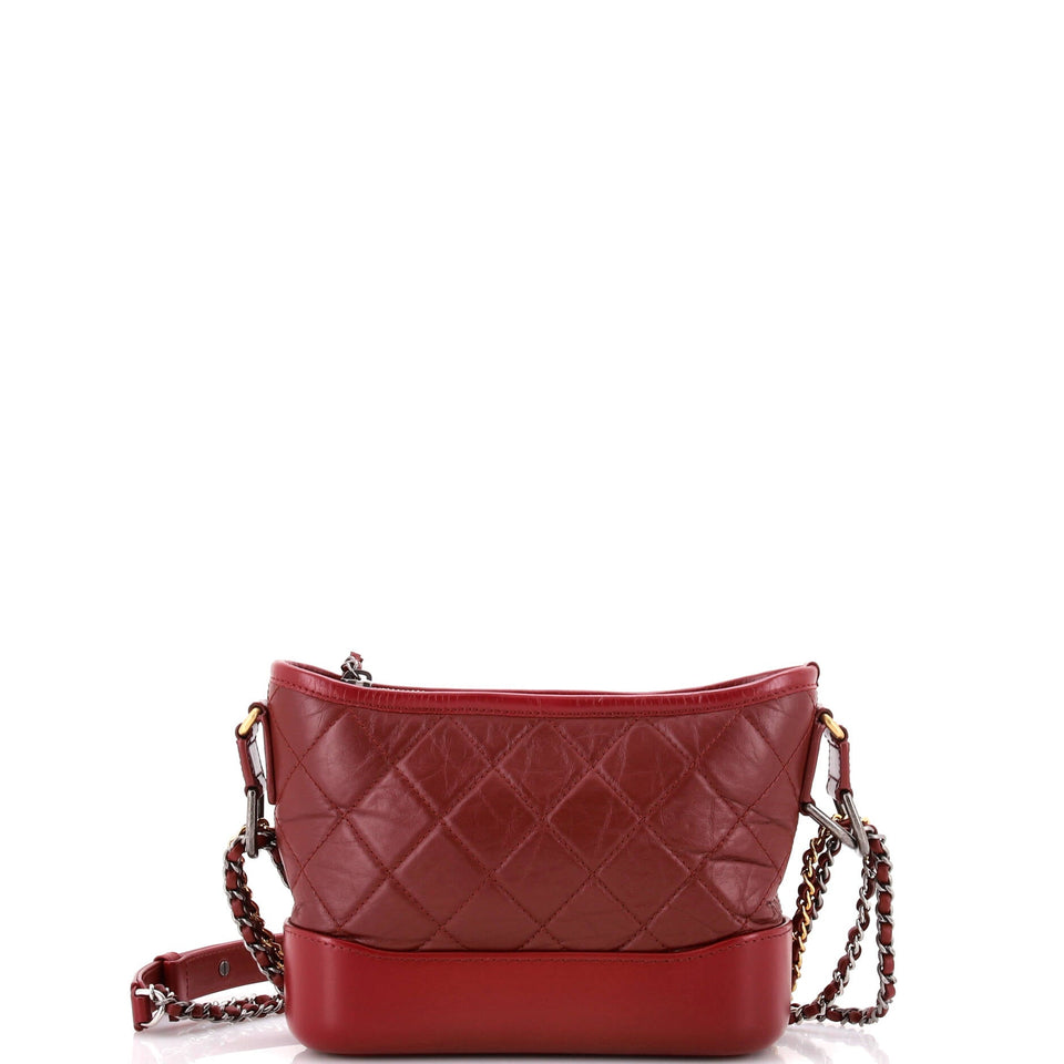 Gabrielle Hobo Quilted Aged Calfskin Small