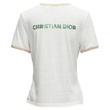 Christian Dior Princess And Dragon Foil Print Ringer Tshirt