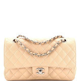 Classic Double Flap Bag Quilted Caviar Medium