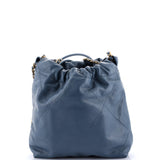 22 Chain Hobo Quilted Caviar Mini