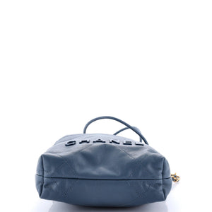 22 Chain Hobo Quilted Caviar Mini