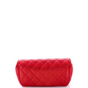 Classic Sunglasses Case with Chain Quilted Caviar
