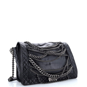 Boy Flap Bag Enchained Lambskin XL