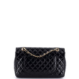 Valentine Hearts Flap Bag Quilted Patent Medium