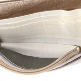 Diamond Stitch Wallet on Chain Quilted Leather