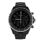J12 Chronograph Automatic Watch Ceramic and Stainless Steel 41