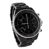 J12 Chronograph Automatic Watch Ceramic and Stainless Steel 41