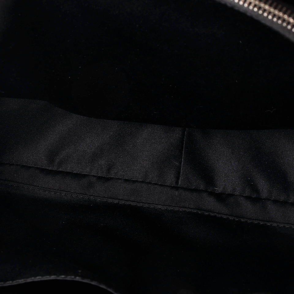 Grand Shopping Tote Quilted Caviar