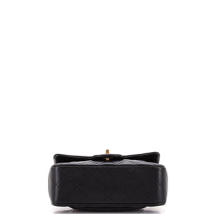 Classic Single Flap Top Handle Bag Quilted Lambskin Mini