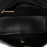 Classic Single Flap Top Handle Bag Quilted Lambskin Mini