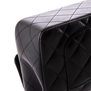 Classic Single Flap Top Handle Bag Quilted Lambskin Mini