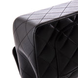 Classic Single Flap Top Handle Bag Quilted Lambskin Mini