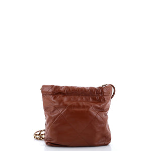 22 Chain Hobo Quilted Calfskin Mini