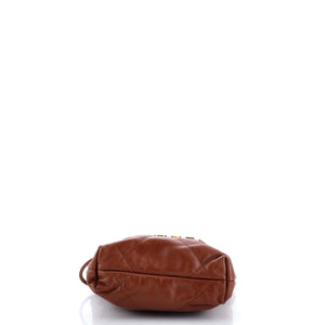 22 Chain Hobo Quilted Calfskin Mini