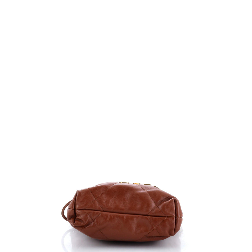22 Chain Hobo Quilted Calfskin Mini