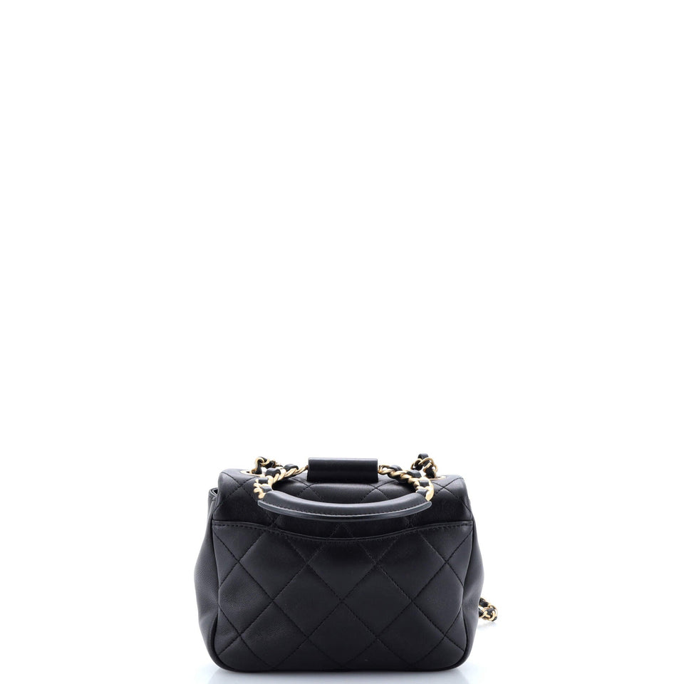 In The Loop Flap Bag Quilted Lambskin Small