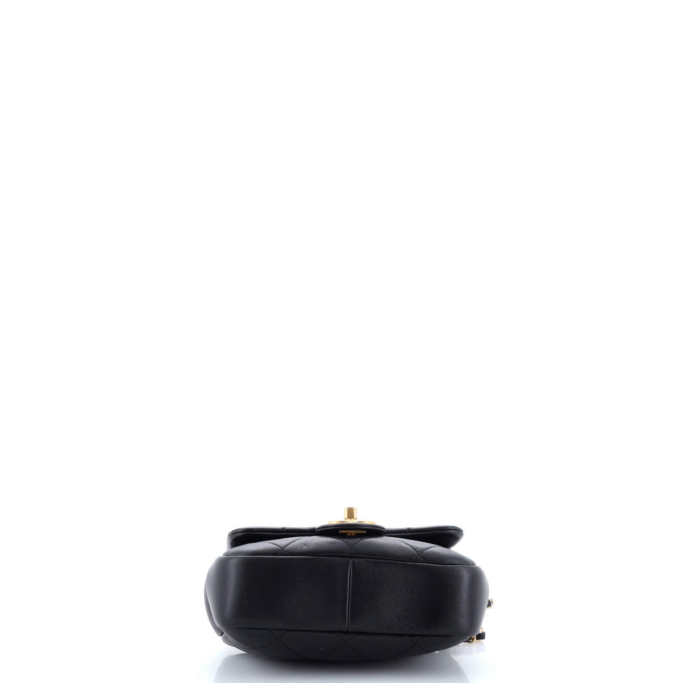 In The Loop Flap Bag Quilted Lambskin Small