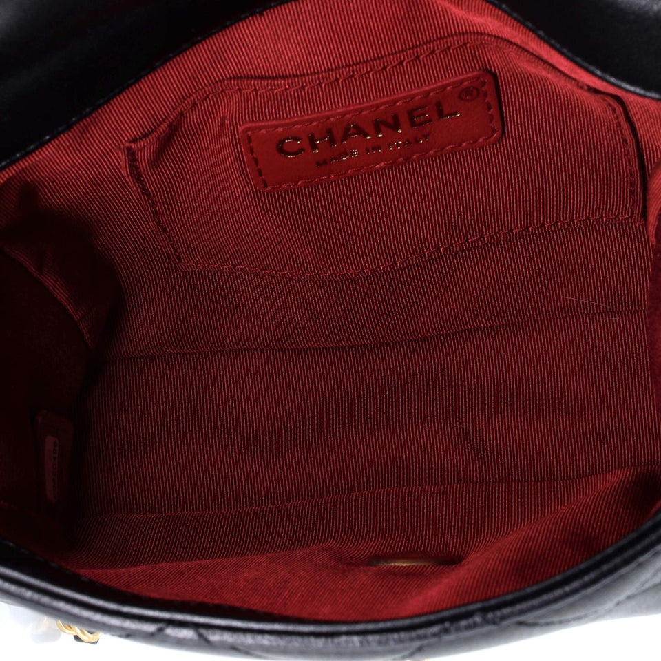 In The Loop Flap Bag Quilted Lambskin Small