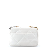 19 Flap Bag Quilted Leather Medium