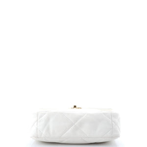 19 Flap Bag Quilted Leather Medium