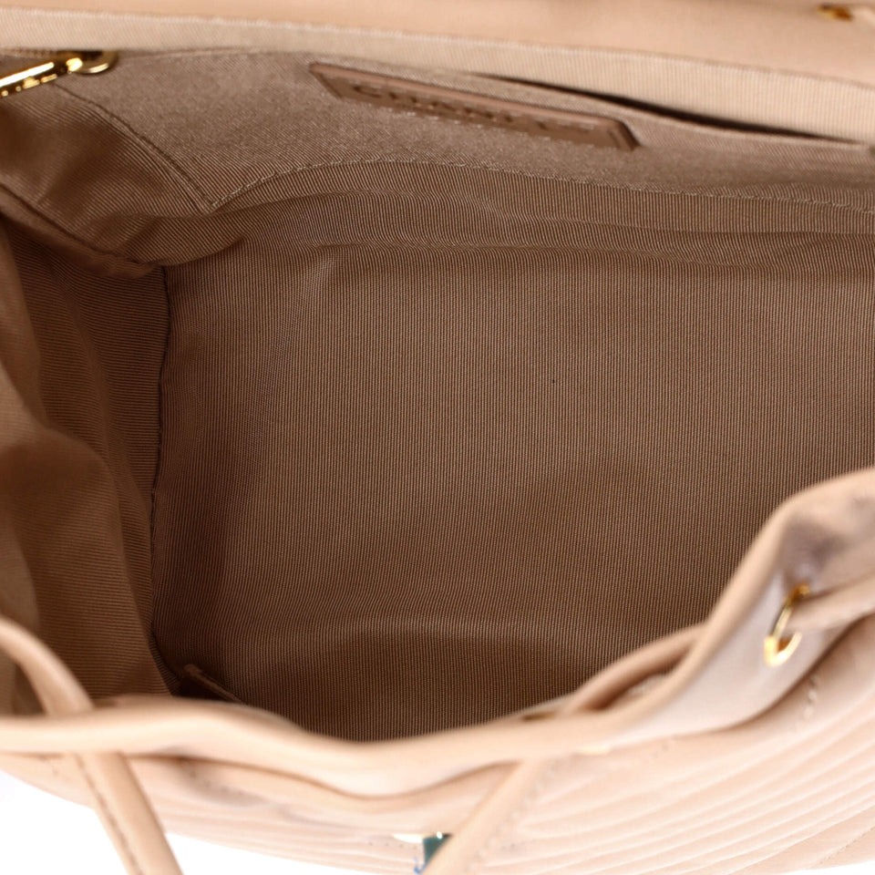 Urban Spirit Backpack Chevron Leather Small