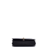 Mademoiselle Vintage Wallet on Chain Quilted Caviar