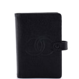 Timeless CC Ring Agenda Cover Caviar Small