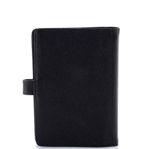 Timeless CC Ring Agenda Cover Caviar Small