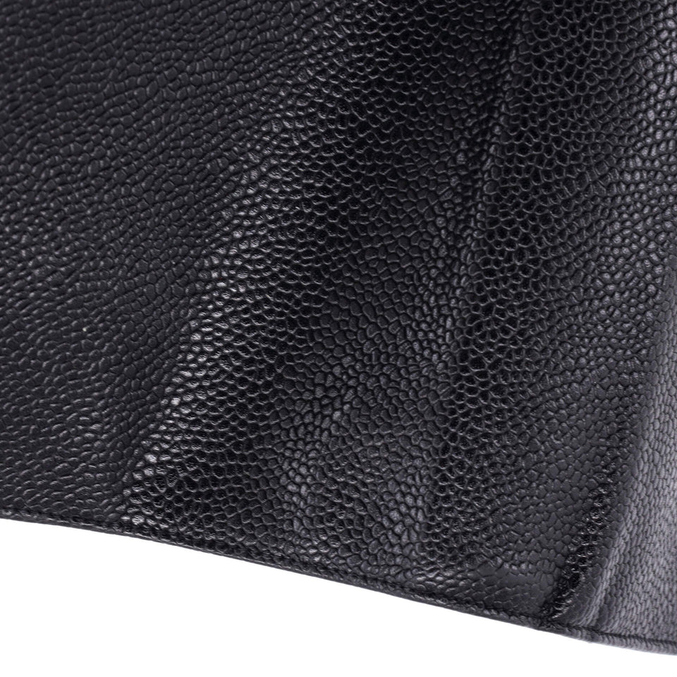 Timeless CC Ring Agenda Cover Caviar Small