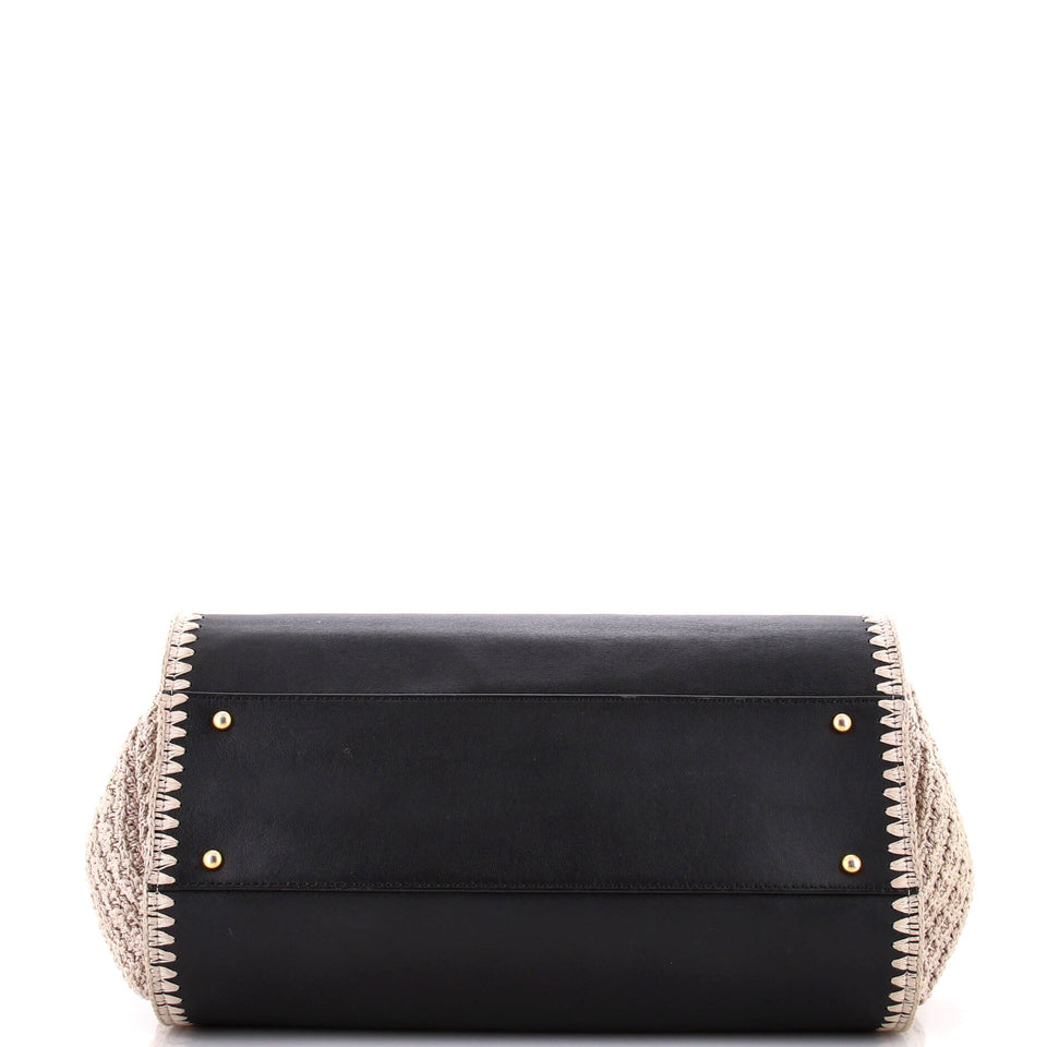 Deauville Tote Calfskin with Crochet Medium