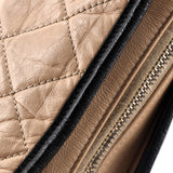 Bicolor Gabrielle Hobo Quilted Aged Calfskin Small