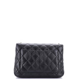 Chain Frame Enamel CC Flap Bag Quilted Lambskin Medium