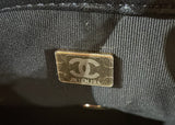 Chain Frame Enamel CC Flap Bag Quilted Lambskin Medium