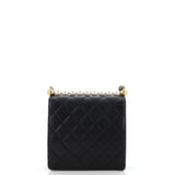 Chic Pearls Flap Bag Quilted Lambskin Mini