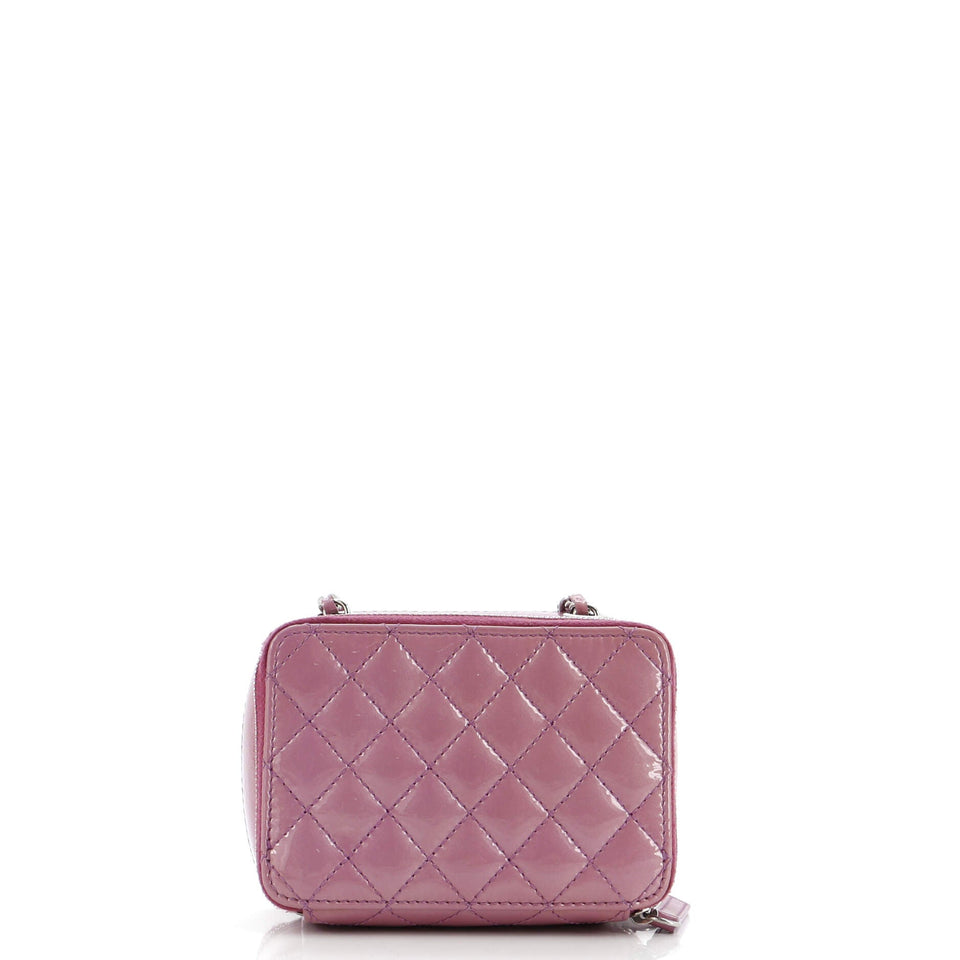 Pocket Box Camera Case Quilted Patent Mini