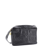 Vintage Triple CC Camera Shoulder Bag Caviar Medium