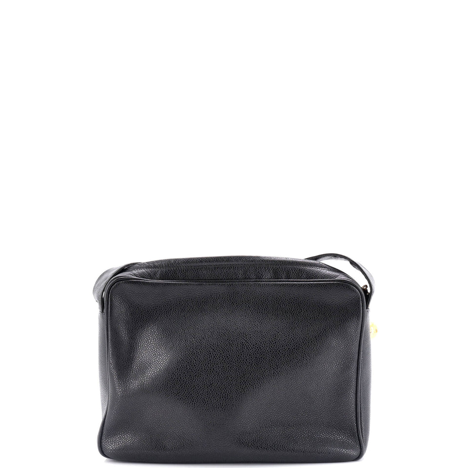 Vintage Triple CC Camera Shoulder Bag Caviar Medium