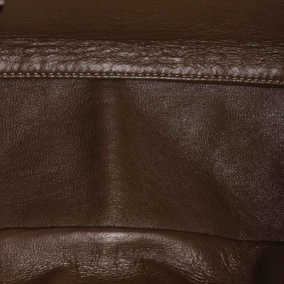 Vintage Classic Single Flap Bag Quilted Crinkled Patent Jumbo