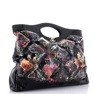 31 Shopping Bag Quilted Printed Puffy Leather XL