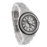 J12 Couture Quartz Watch Ceramic and Stainless Steel 33