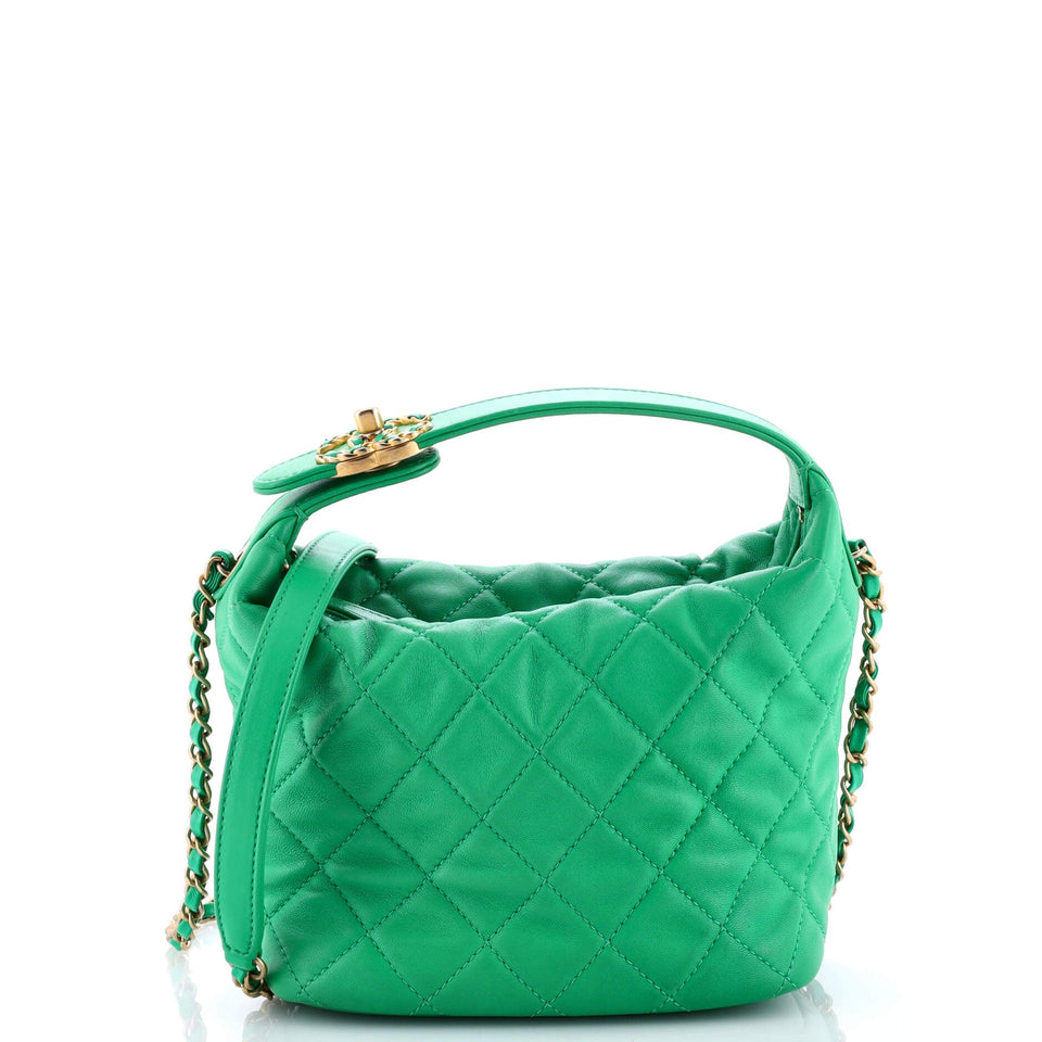Perfect Meeting Hobo Quilted Lambskin Small