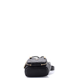 Business Affinity Drawstring Bucket Bag Quilted Caviar Mini