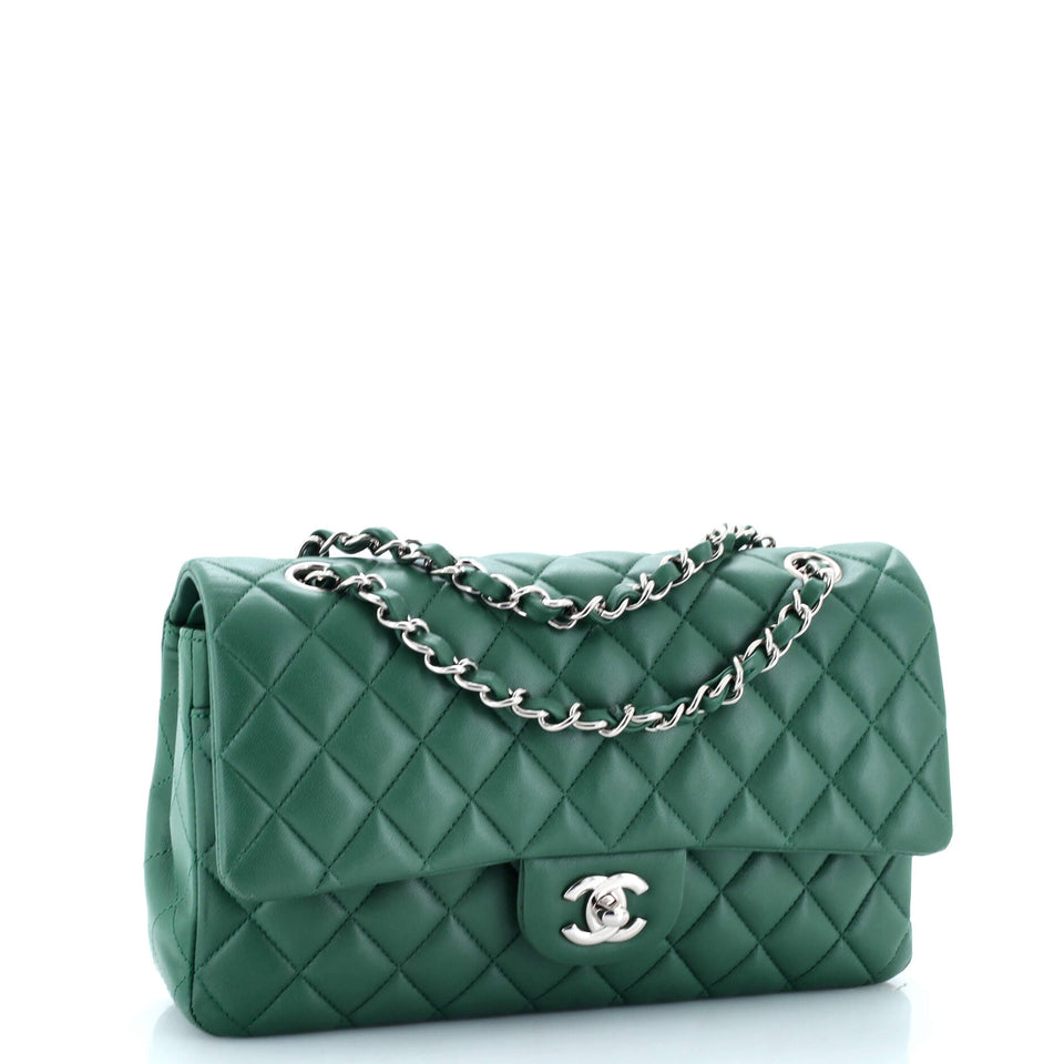 Classic Double Flap Bag Quilted Lambskin Medium