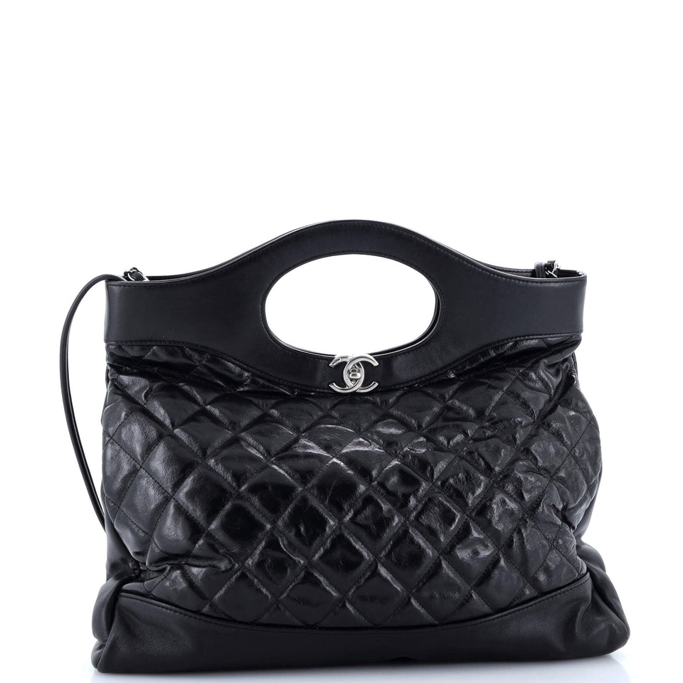 31 Shopping Bag Quilted Calfskin Large