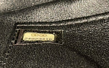 Filigree Flap Bag Quilted Caviar Medium