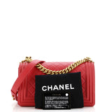 Boy Flap Bag Quilted Lambskin Old Medium