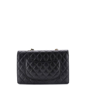 Fantasy Pearls Flap Bag Quilted Lambskin Large