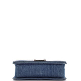 Boy Flap Bag Quilted Tweed With Denim Old Medium