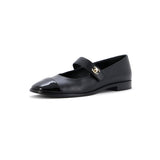 Women's CC Turnlock Mary Jane Flats Leather with Patent